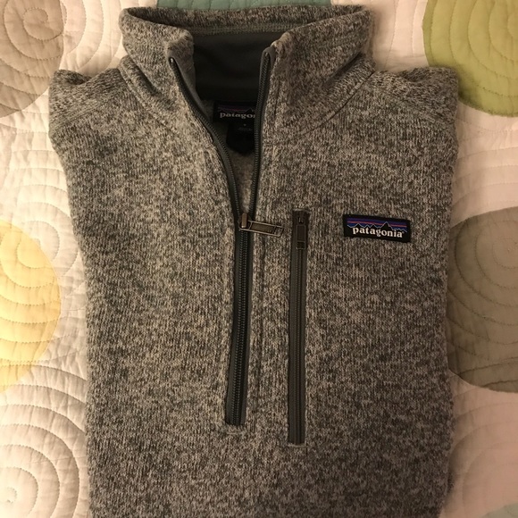 Patagonia Other - Mens Small Grey Patagonia Quarter Zip Pullover